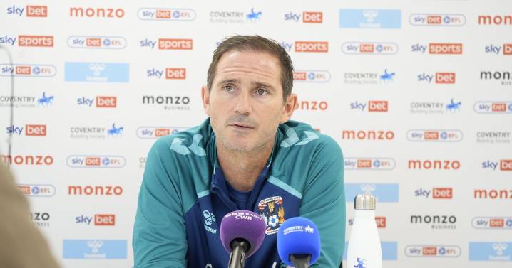 Frank Lampard on Charlie Hughes and pushing on two transfer fronts as deadline day looms