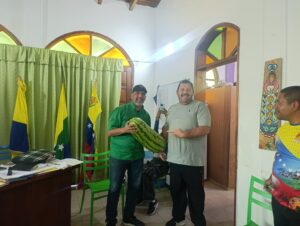 Alcalde David Caraballo sostuvo encuentro con el viceministro de Agricultura y Tierras