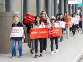 Air Canada flight attendants to defy back