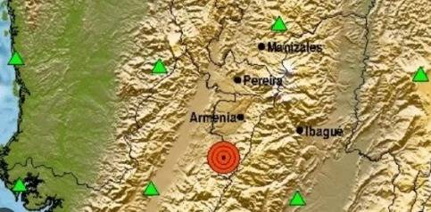 temblor registrado en Quindío el 14 de agosto de 2025
