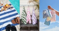 These Dragons' Den Backed Towels Are A Total Beach Day Game Changer