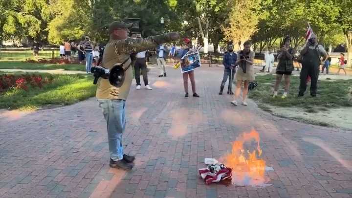 Trump moves to ban flag burning despite Supreme Court ruling that Constitution allows it