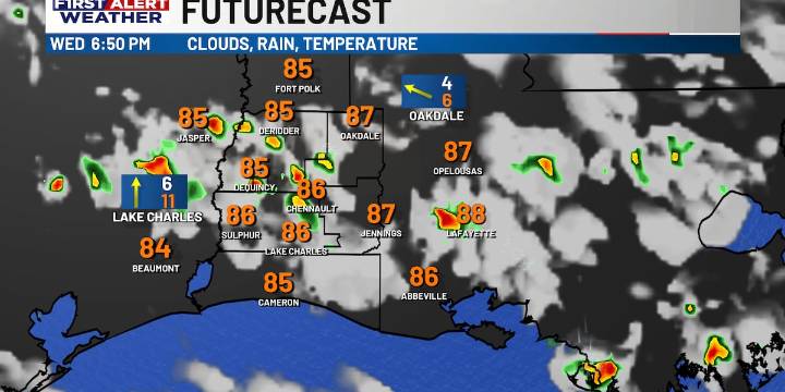 First Alert Forecast: Isolated showers and storms return, turning a bit more unsettled for the weekend