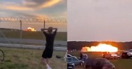 Imágenes sensibles: Avión de combate F-16 se estrelló durante una exhibición en Polonia