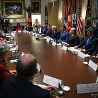 At Trump's marathon cabinet meeting the show must go on... and on