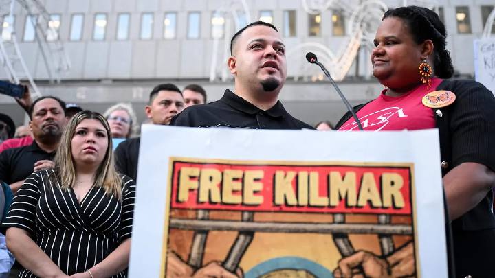 El salvadoreño Kilmar Ábrego, detenido en Baltimore por el ICE