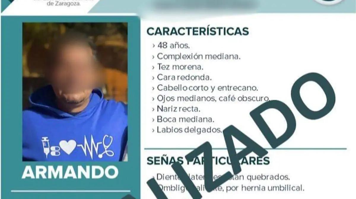 Localizan con vida a Armando; había desaparecido de Químicas del Rey a Torreón