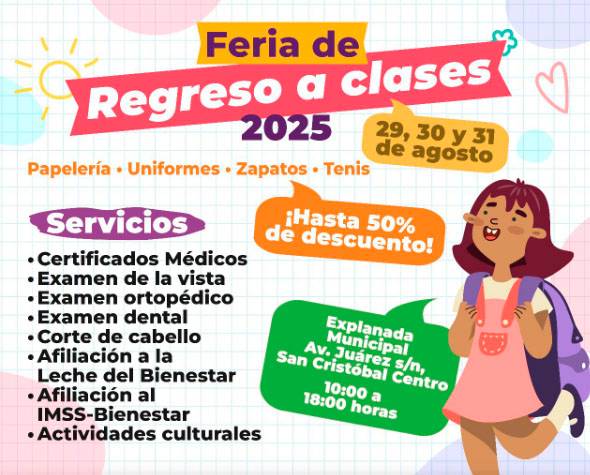 Arranca Feria de Regreso a Clases organizada por Profeco y el Gobierno de Ecatepec