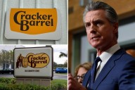 Dems, Gavin Newsom roast new 'cheap' Cracker Barrel logo on social media