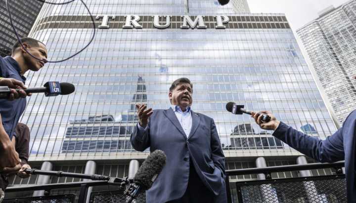 Gov. Pritzker, Mayor Johnson tell President Trump to keep National Guard off the streets of Chicago