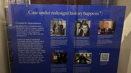 Smithsonian removes reference to Trump's impeachments from exhibit