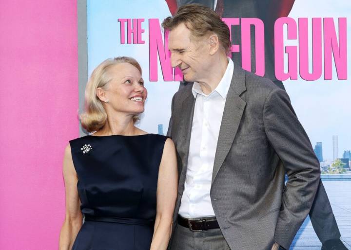 Pamela Anderson and Liam Neeson have at least one celeb pal who is ‘very much stanning’ them as a couple