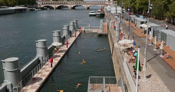 El gran éxito del Sena como piscina para los parisinos tras los Juegos Olímpicos de 2024