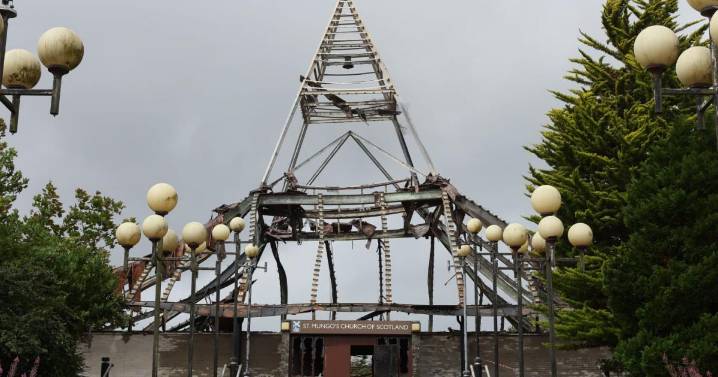 Images show aftermath of Cumbernauld church fire