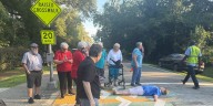 Residents rally to save crosswalk art at Westminster Oaks amid road art removal order