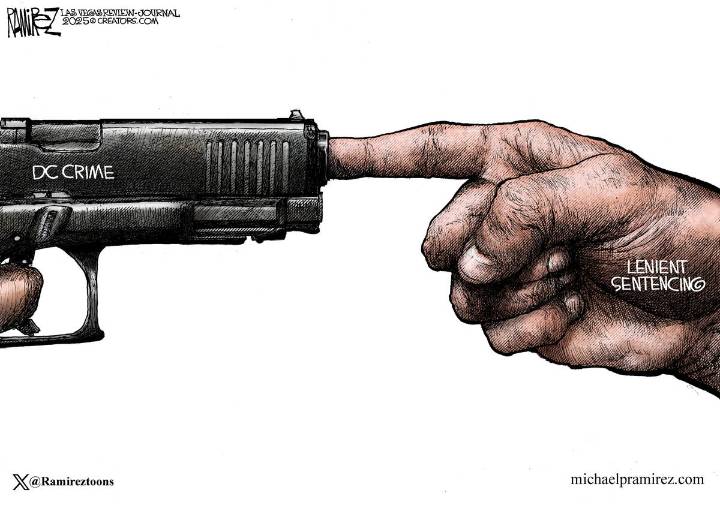 CARTOON: The obvious cause of high crime in Washington, D.C.
