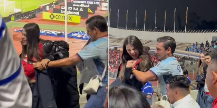 Esto dijo Alexis Vega tras la polémica que involucró a su familia durante el Cruz Azul vs Toluca: “No es mi esposa”