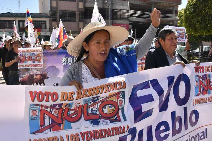 Evo Morales dice que si el Estado no respeta al pueblo, "es un derecho la sublevación"