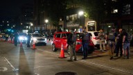 ‘Get off our streets’: Protest at federal agent checkpoint in DC