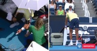 Otra vez en Cincinnati: argentino Comesaña se descompensó por intenso calor en pleno partido