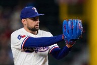 Rangers pitcher Nathan Eovaldi's career-best season likely over because of rotator cuff strain