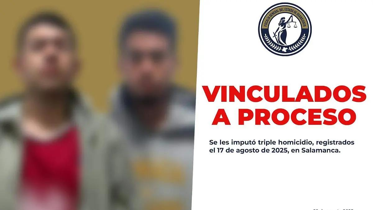 Vincula a dos por homicidio calificado de 3 personas en Salamanca