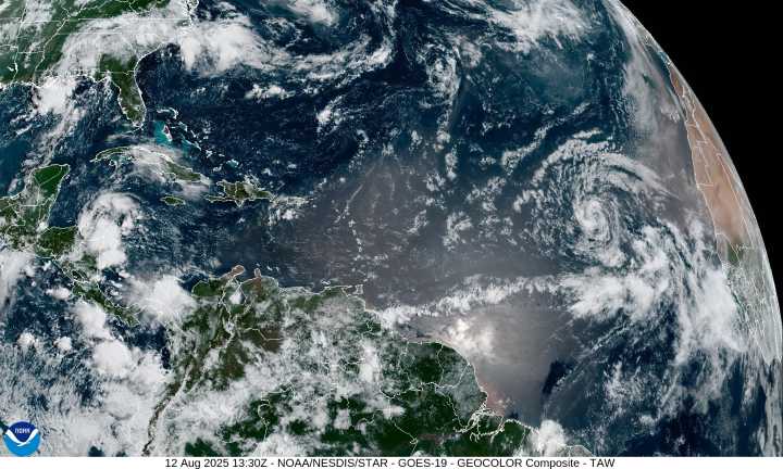 Se forma la tormenta tropical Erin en el Atlántico; seguirán las lluvias y el calor en la Península de Yucatán
