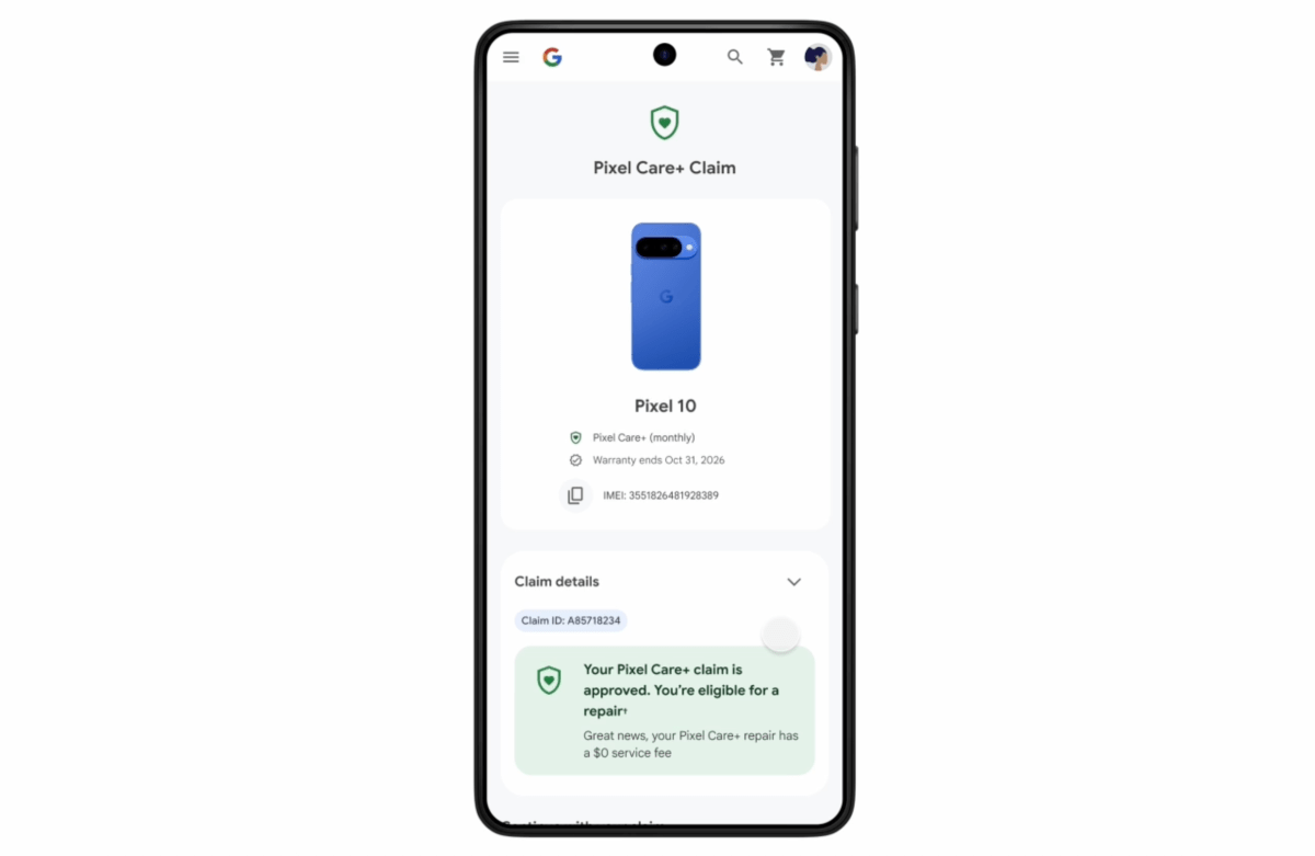 Google launches new device protection program called Pixel Care+
