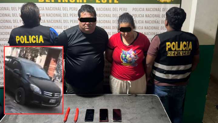 Trujillo: Capturan a pareja por ser presuntos cabecillas de banda criminal “Los Palermos de la FM”, según PNP