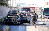 Corto causa incendio de camioneta en Juárez