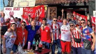 Todo el color de los hinchas de Unión en Mendoza para otra cita en la Copa Argentina