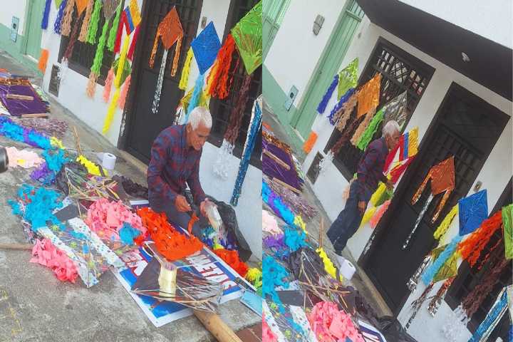 Artesano de Ibagué vende cometas para disfrutar en familia el puente festivo