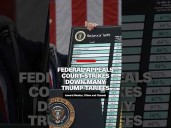 Federal appeals court strikes down many Trump tariffs