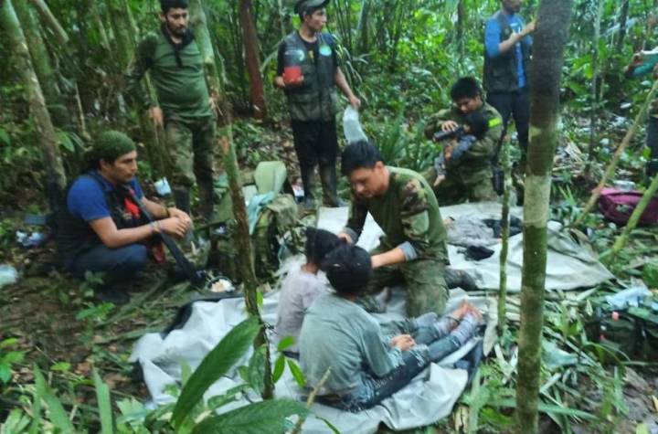 Condenado a 32 años por abuso sexual el padrastro de los niños rescatados en la selva colombiana en 2023