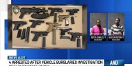 WBRSO: Four juveniles arrested in string of vehicle burglaries; stolen firearms recovered