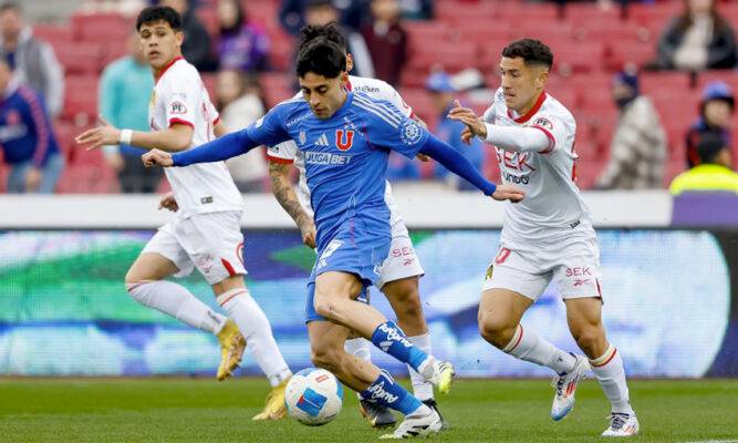U. de Chile goleó a la Unión y presiona al líder Coquimbo