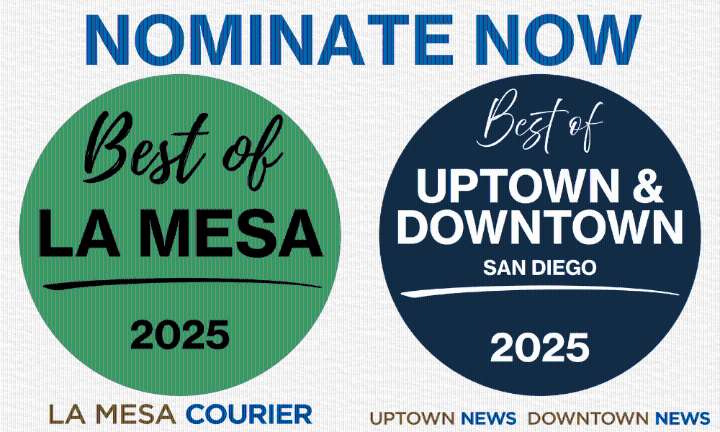 Nominate La Mesa, San Diego downtown and uptown businesses for our Best Of contests