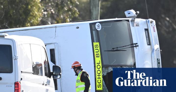 Stonehaven school bus crash: one student dead and 11 in hospital after ‘horrific’ bus roll west of Geelong