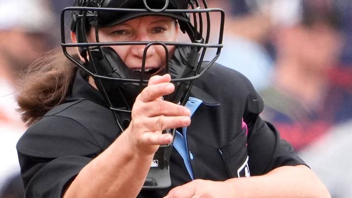 MLB is calling up its first female umpire for Saturday's Marlins