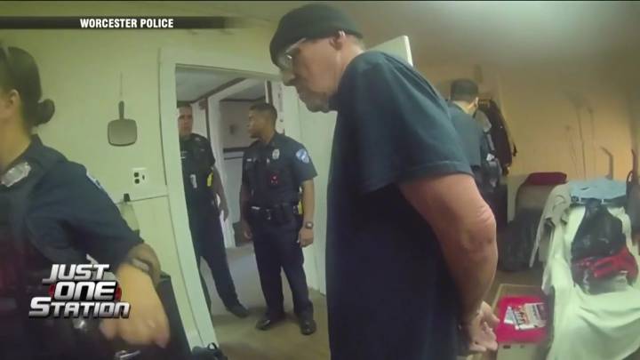 JUST ONE STATION: Bodycam footage shows Worcester police making explosive arrest