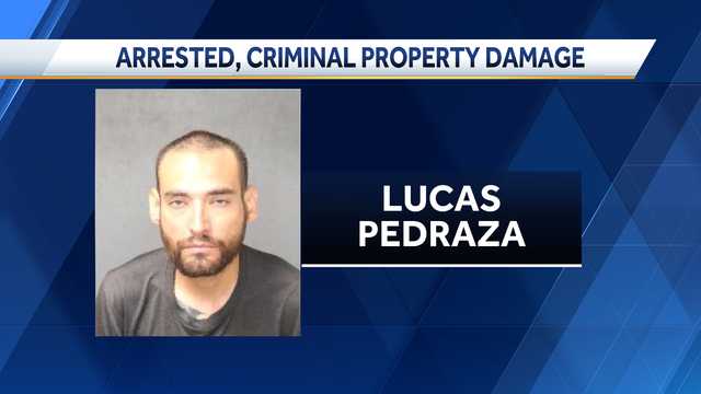 Transient man charged with $10K criminal damage at hotel
