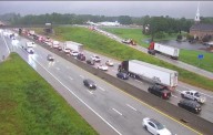 Crashes on I-85 cause lane closures, traffic delays in Spartanburg Co.