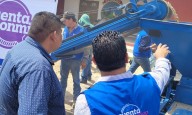 Entrega Coesvi máquina adobera al Municipio de Jiménez para apoyar a 70 familias en construcción de vivienda