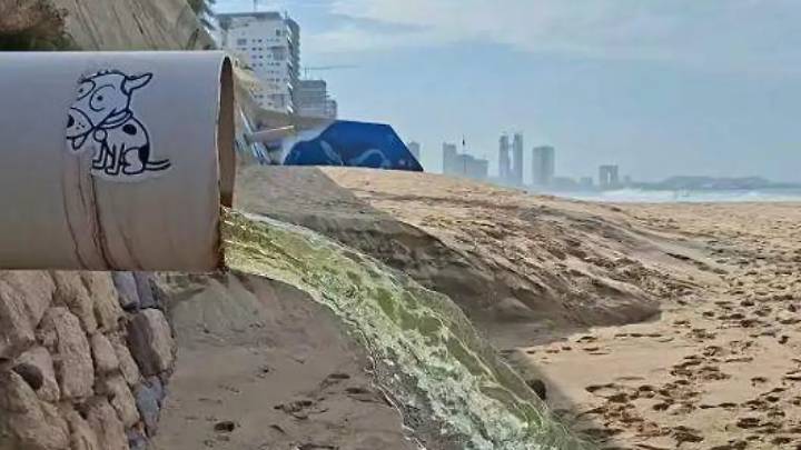 Aguas pluviales y no drenaje, los escurrimientos en playas del malecón