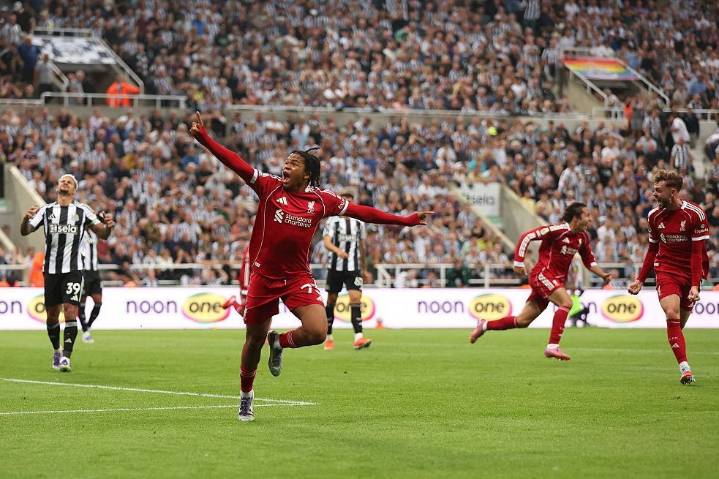Rio Ngumoha not getting 'carried away' after Liverpool winner