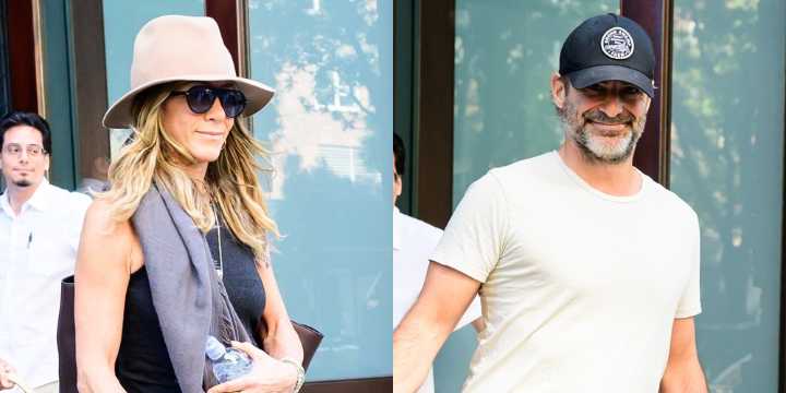 Jennifer Aniston & New Boyfriend Jim Curtis Spotted Checking Out of New York City Hotel 