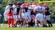 VIDEO: Bengals Rookie Shemar Stewart Sparked An All-Out Team Brawl After Dangerous Hit On Joe Burrow