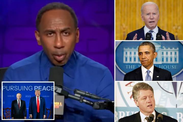 Stephen A. Smith blames Biden, Obama, and Clinton for Russia