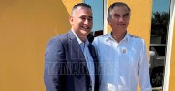 Acuerdan Américo Villarreal y mayor de Roma, Texas, impulsar nuevo puente internacional