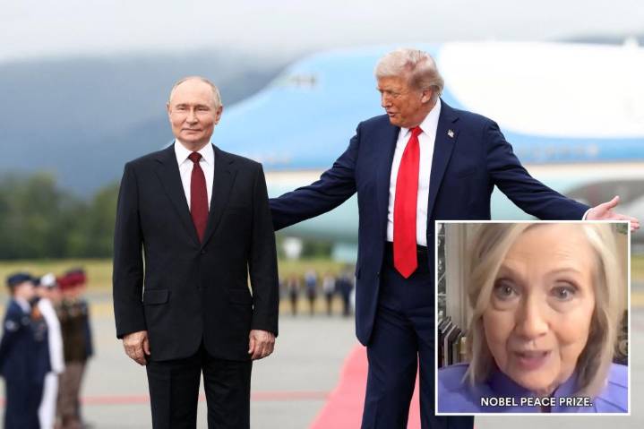 Trump reacts to Hillary Clinton saying she'd nominate him for Nobel Peace Prize if he helps end war in Ukraine